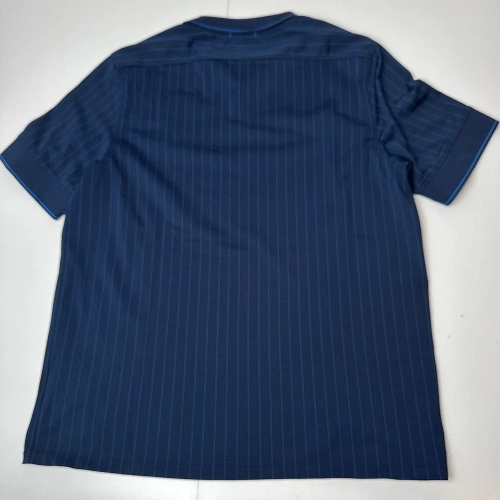 Nike Arsenal FC 2009-2010 Away Jersey Navy Blue Pinstripe XL Fly Emirates - Picture 10 of 11